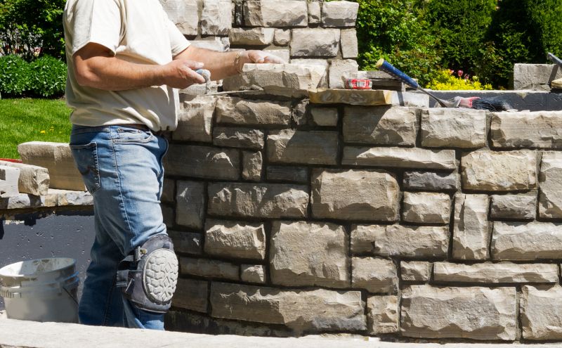 Our team working on Masonry Service projects in Stockton, CA