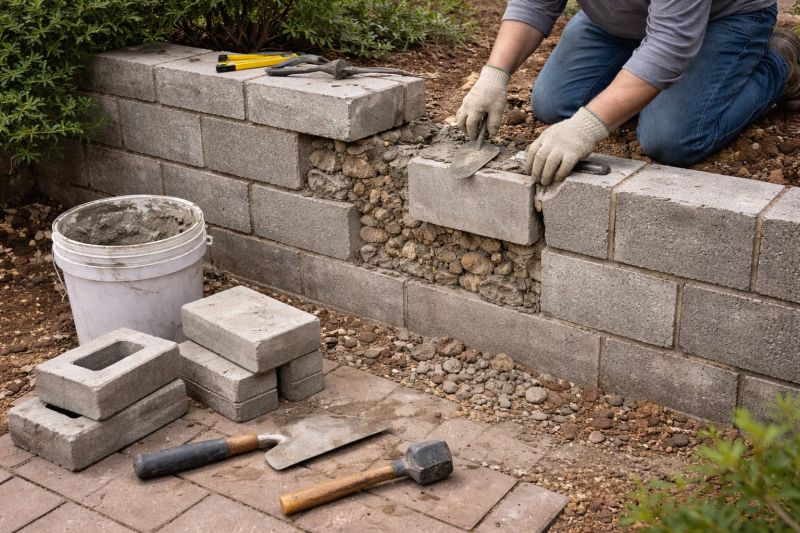 Block Wall Repair in Manteca, CA