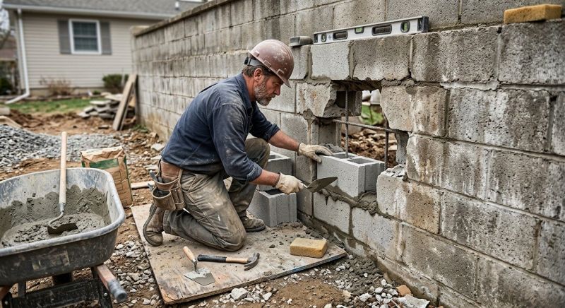 Block Wall Repair in Oakley, CA