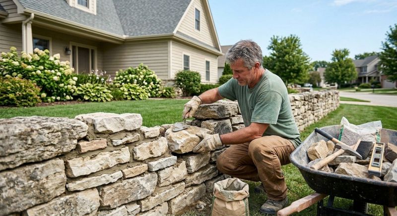 Brick Fence Repair in Stockton, CA