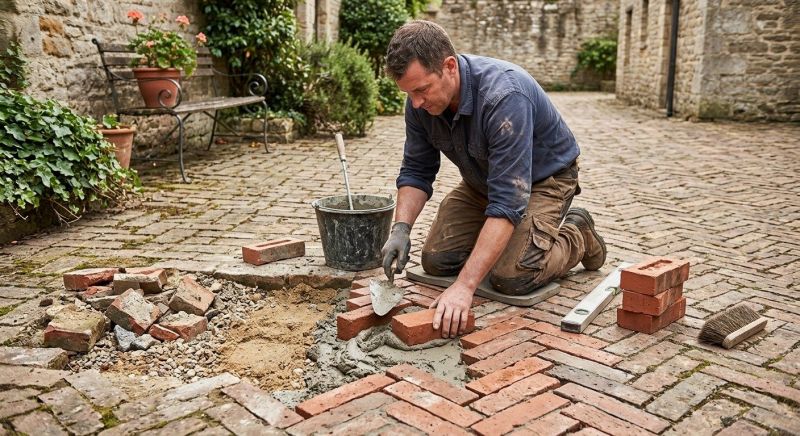 Brick Flatwork Repair in Escalon, CA