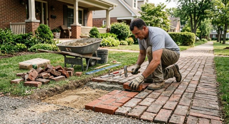 Brick Flatwork Repair in Galt, CA