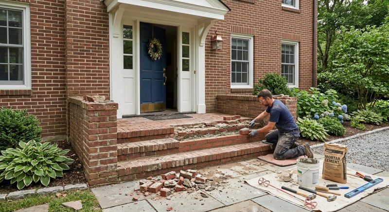 Brick Flatwork Repair in Lodi, CA