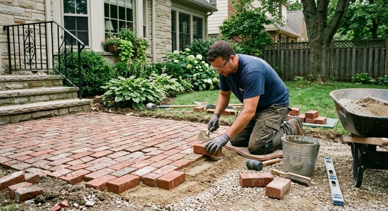 Brick Flatwork Repair in Salida, CA