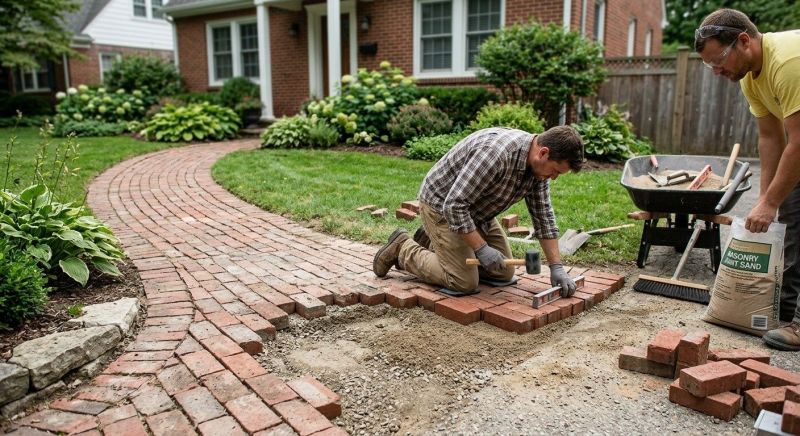 Brick Pathway Repair in Stockton, CA