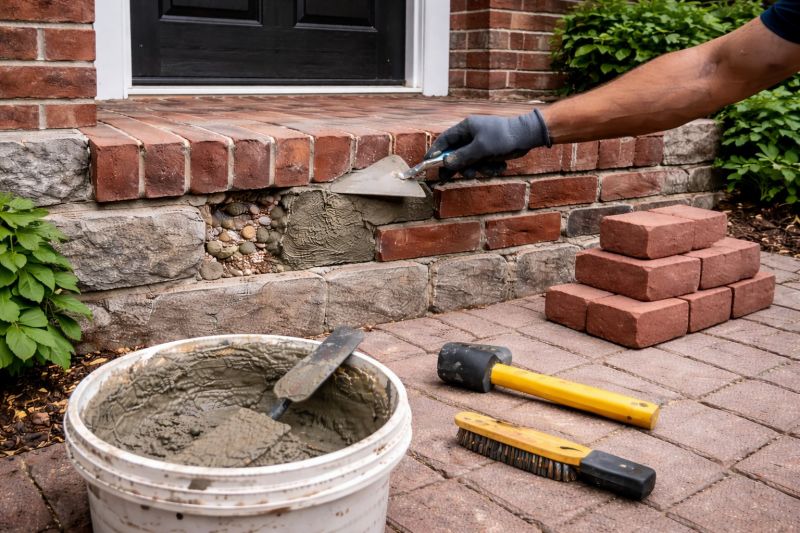 Brick Stoop Repair in Stockton, CA