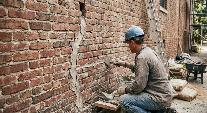 Brick Wall Repair in Galt, CA