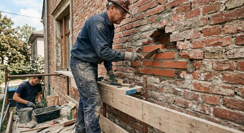 Brick Wall Repair in Salida, CA