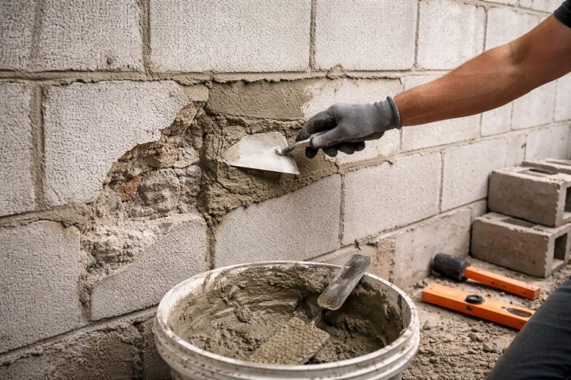 Cinder Block Wall Repair in Lockeford, CA