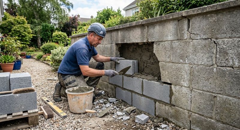 Concrete Block Repair in Stockton, CA