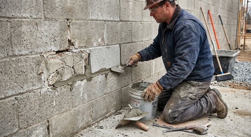 Masonry Wall Repair in Stockton, CA