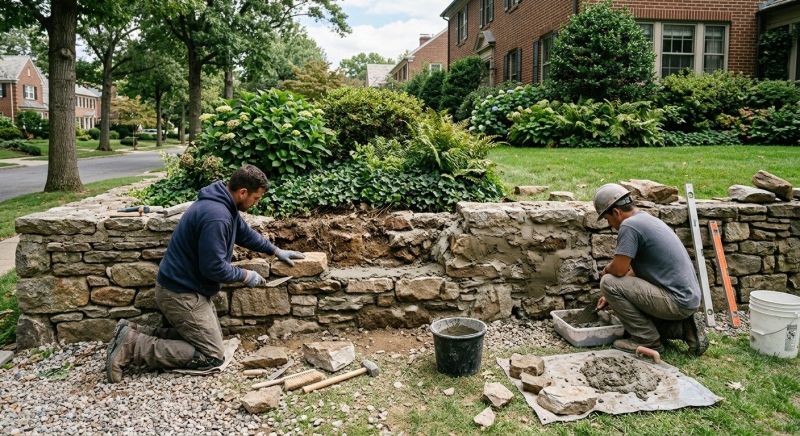 Retaining Wall Repair in Brentwood, CA