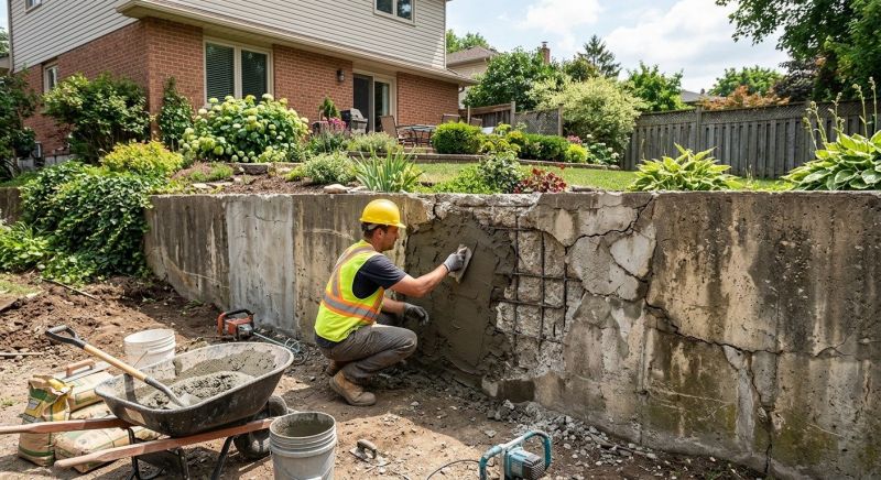 Retaining Wall Repair in Tracy, CA