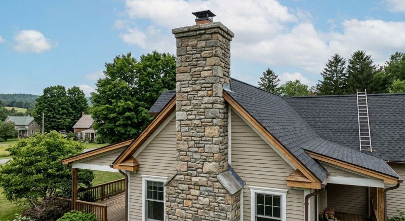 Stone Chimney Installation in Lockeford, CA