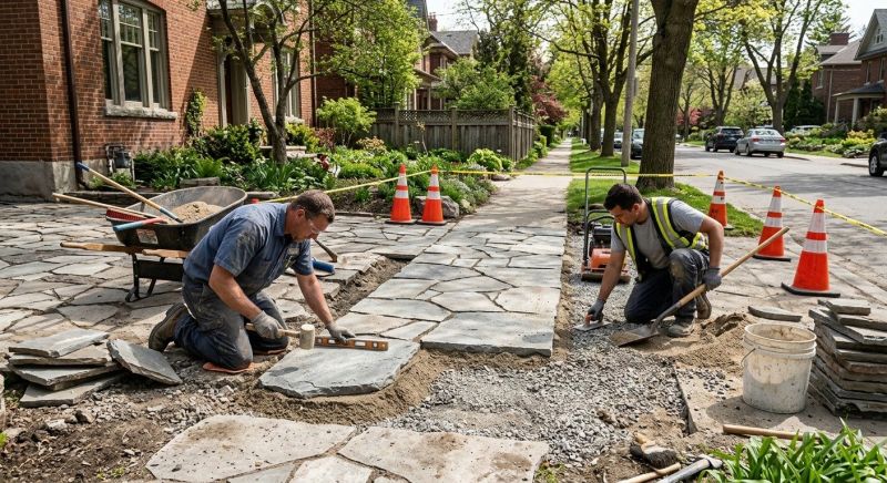 Stone Driveway Repair in Stockton, CA