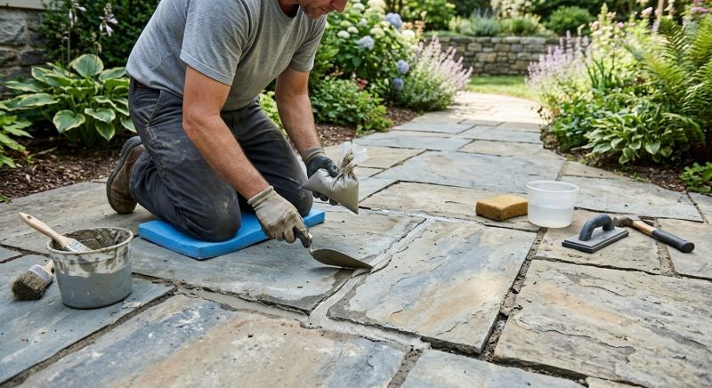 Stone Walkway Repair in Stockton, CA