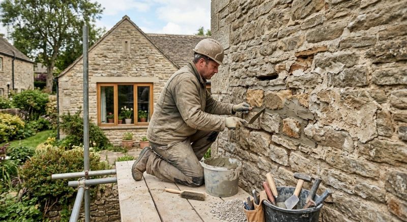 Stonework Repair in San Joaquin County, CA